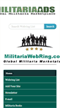 Mobile Screenshot of militariawebring.com